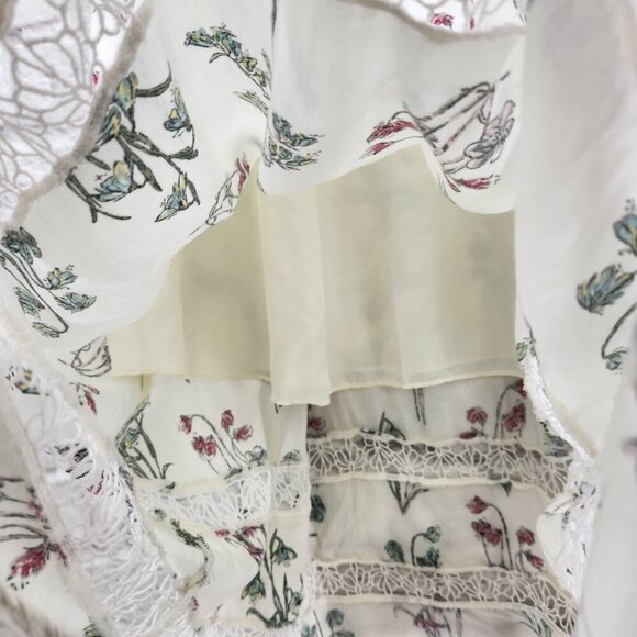 Disney x Lauren Conrad Alice in Wonderland Midi Dress Floral Sleeveless Medium - Picture 3 of 14